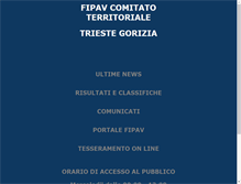 Tablet Screenshot of fipavgorizia.it